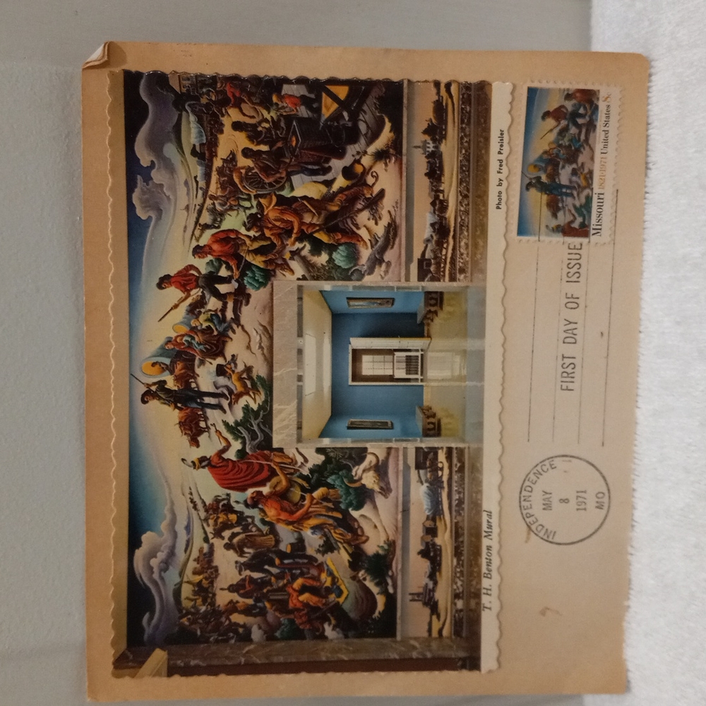 Vintage Postcard Harry S Truman library & Museum, Indep. Mo.